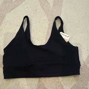 Free people black sports bra
